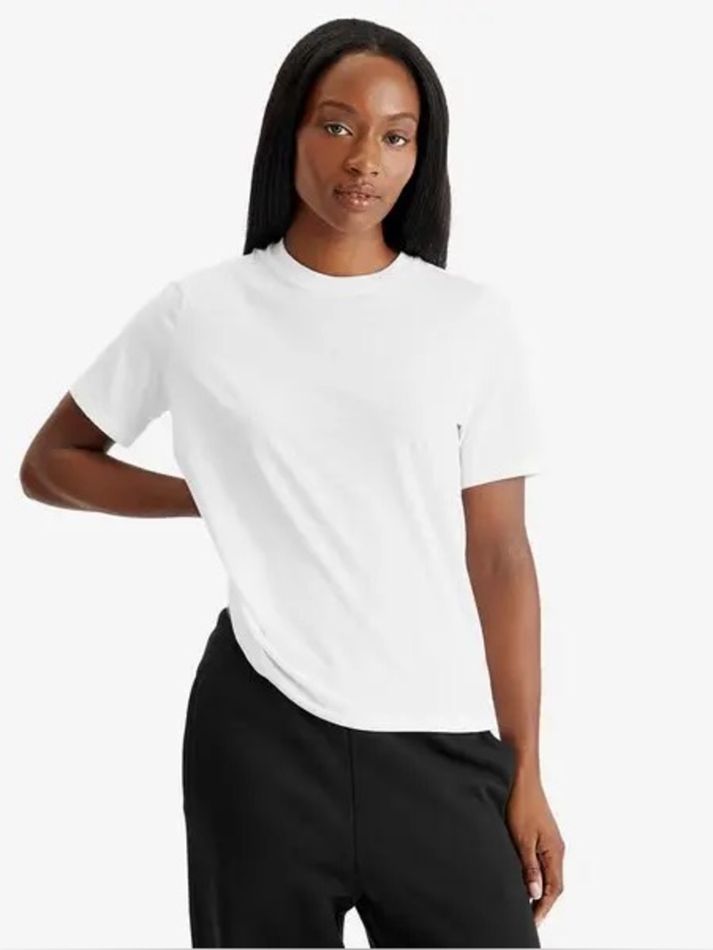 Skims Relaxed Tee in Snow